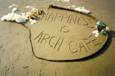 Happiness is Arch Cape